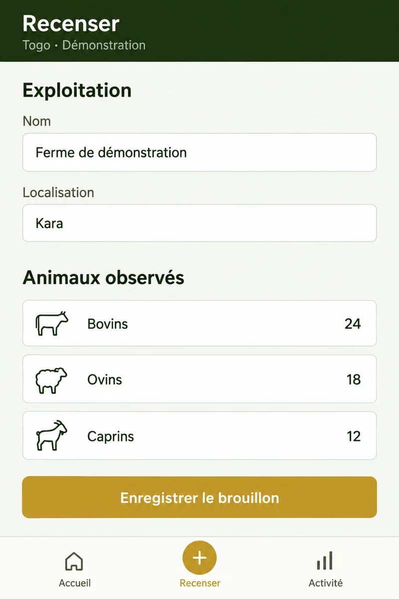 Aperçu illustratif : Recueillir les effectifs